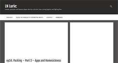 Desktop Screenshot of lnlurie.com